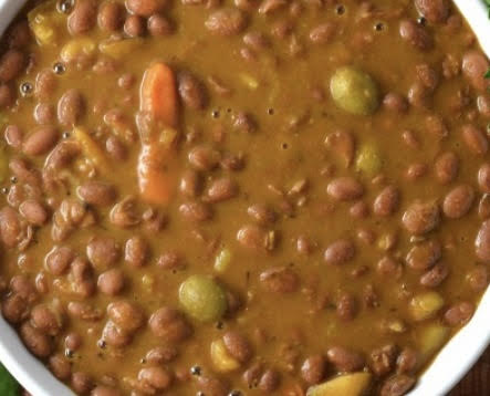 Habichuelas Guisadas (Stewed beans any variety)