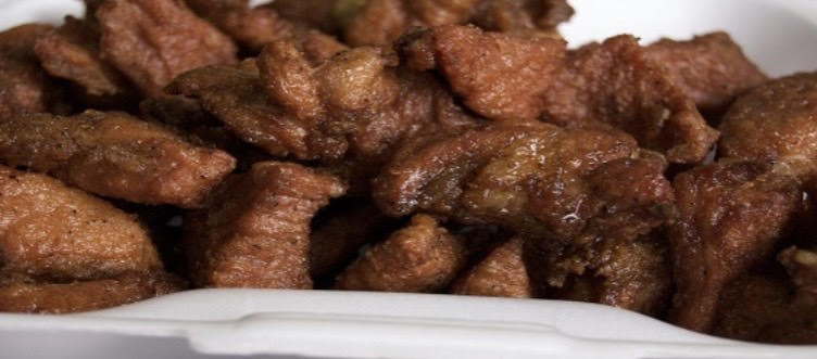 Carne frita (crispy fried pork)