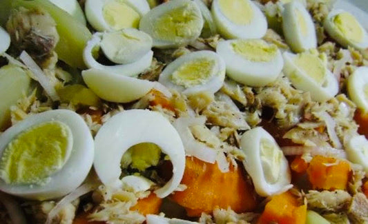 Ensalada de bacalao (Salt fish salad)