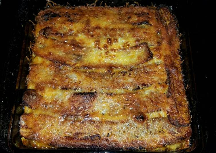 Pastelon (Sweet plantain lasagna)