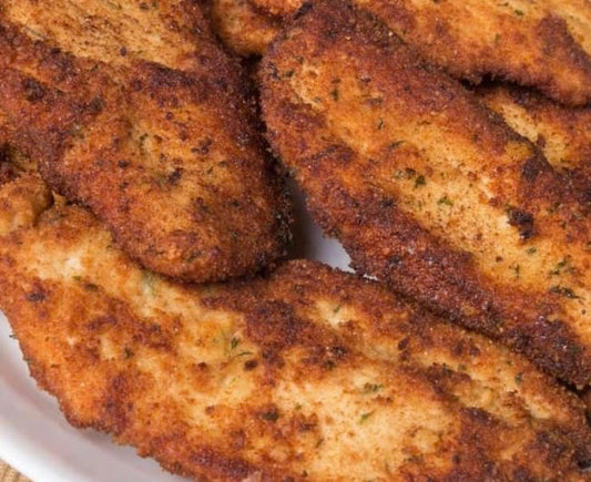 PECHUGA DE POLLO EMPANIZADA (FRIED CHICKEN CUTLETS)