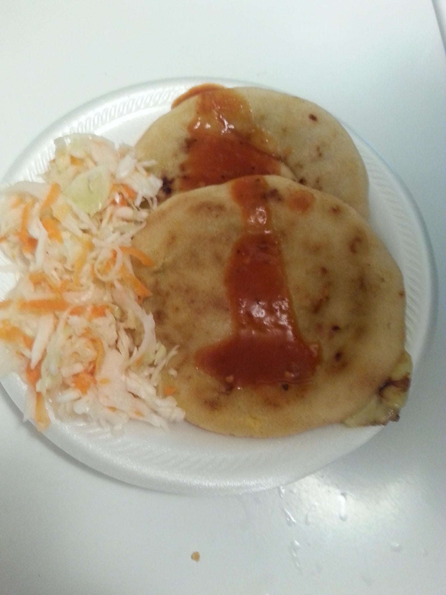 PUPUSAS REVUELTAS/QUESO/FRIJOLES (PUPUSAS WITH MEAT, CHEESE & FRIJOLES / JUST CHEESE OR JUST FRIJOLES)